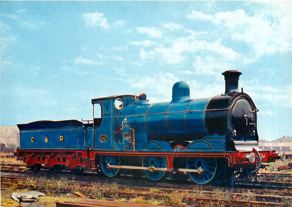 Locomotiva Caledonian Railway n. 828 — St. Rollox Works, Glasgow — J. Arthur Dixon - Recto