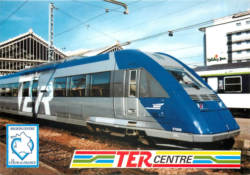 Centro — Automotore X72505 — Stazione di Tours - Recto
