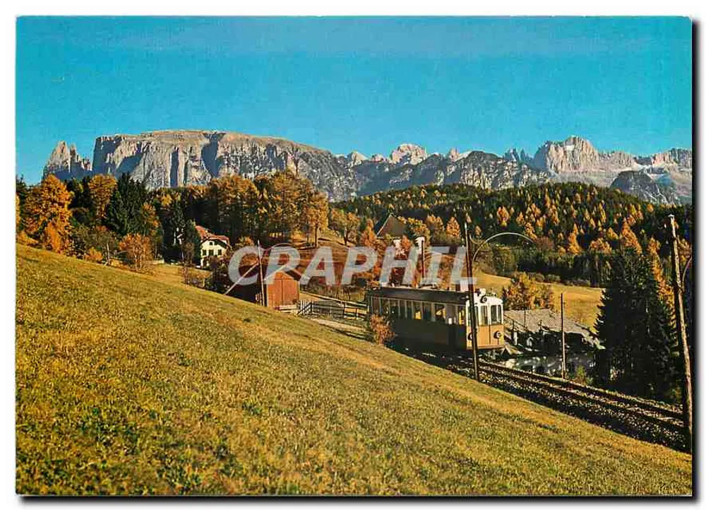Trem do Renon rumo às Dolomitas — Caldaro — editor foto fränzli, n° 501/125 - Frente