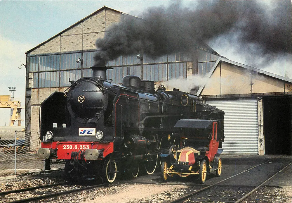 Locomotief 230.G.353 — historische reconstructie — International Ferroviaire Club - Voorkant