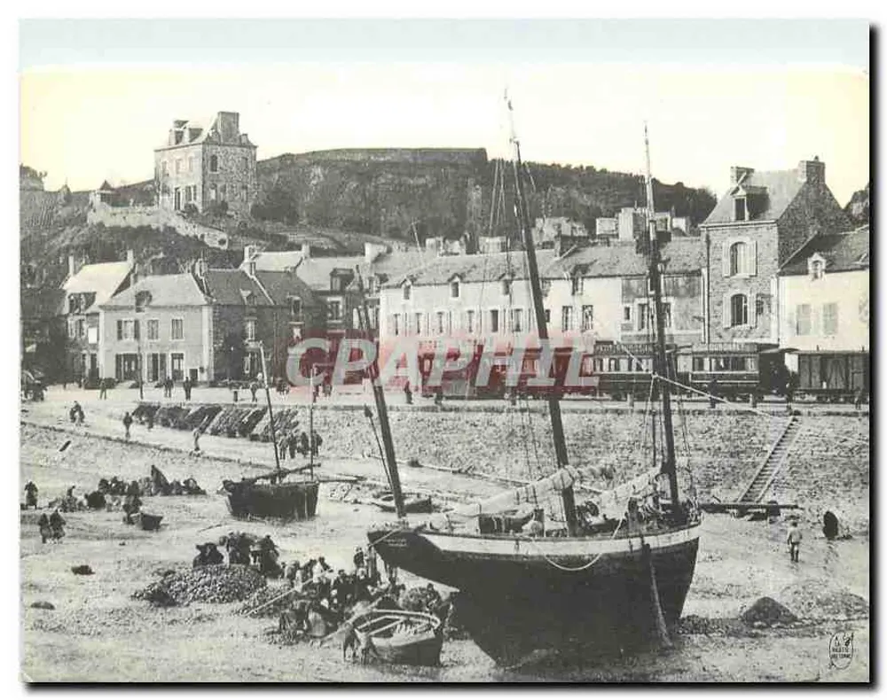 Canchale — Calçadão da Janela, saída do trem para Saint-Malo — barco-piloto 'AUDACIEUX' — editor La Maison de la Carte Bretonne - Frente