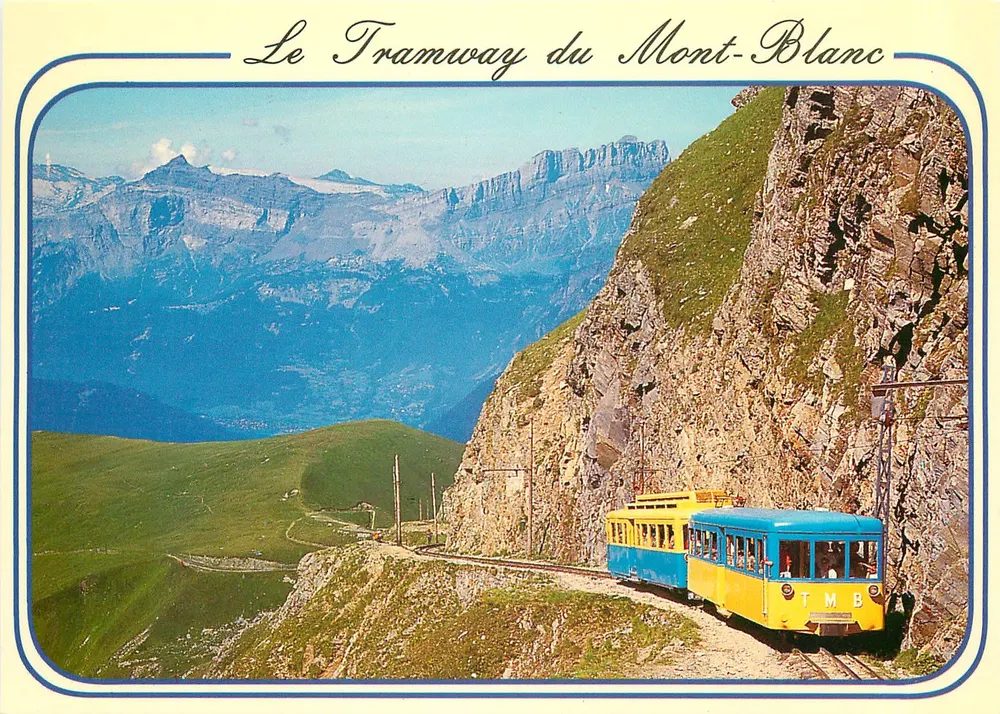 Der Mont-Blanc-Zug — Panoramablick — Éditions Révalp - Vorderseite