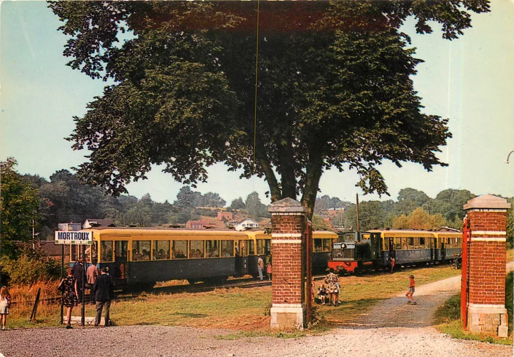 Mortroux — Estação do trem — Edições Lander - Frente