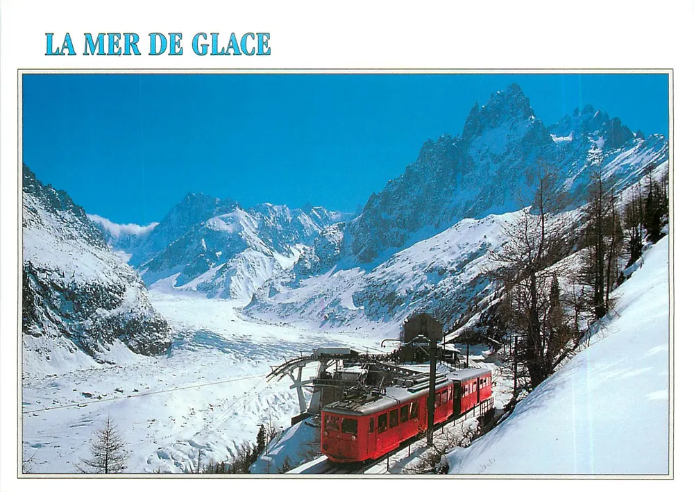 मर ऑफ ग्लेस — मॉन्टेन्वर्स — चमोनिक्स मॉंट-ब्लांक, सीरीज़ 74 V 691 - आगे