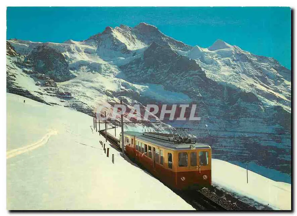 जंगफ्रूआजोच के ट्रेन — 3454 मीटर पर जंगफ्रूआबाहन — वर्लाग फोटोग्लोब एजी, ज़्यूरिख - आगे