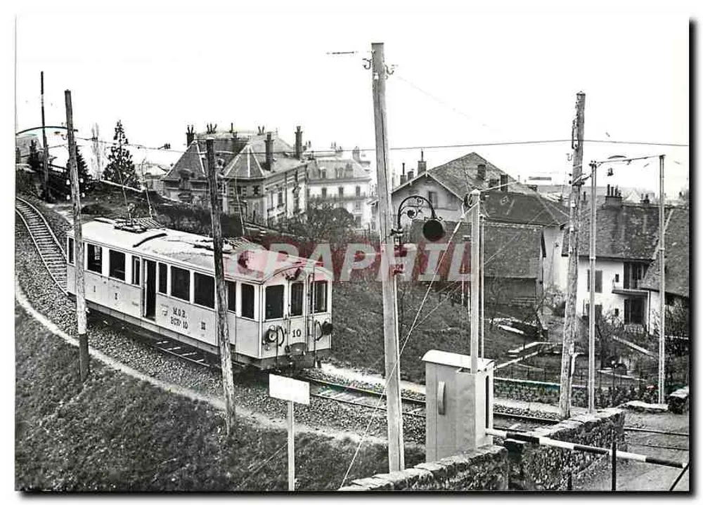Elektrischer Tramway — Montreux-College — Dokument OERLIKON - Vorderseite