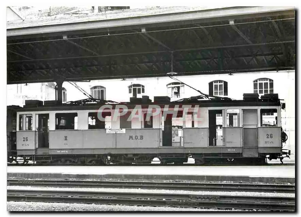 Tramway M.O.B. n°26 — Montreux — Foto W. Boeggi - Anverso