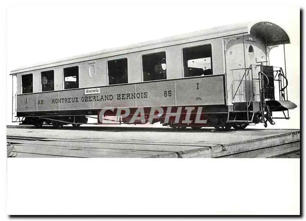 AB Montreux Oberland Bernois 65 — trem de passageiros — n° 3.3 - Frente