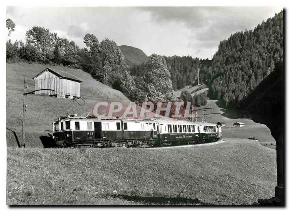 Golden Mountain Express — près de Rossinière — Photo Kettel, coll. M. Dehanne - Recto