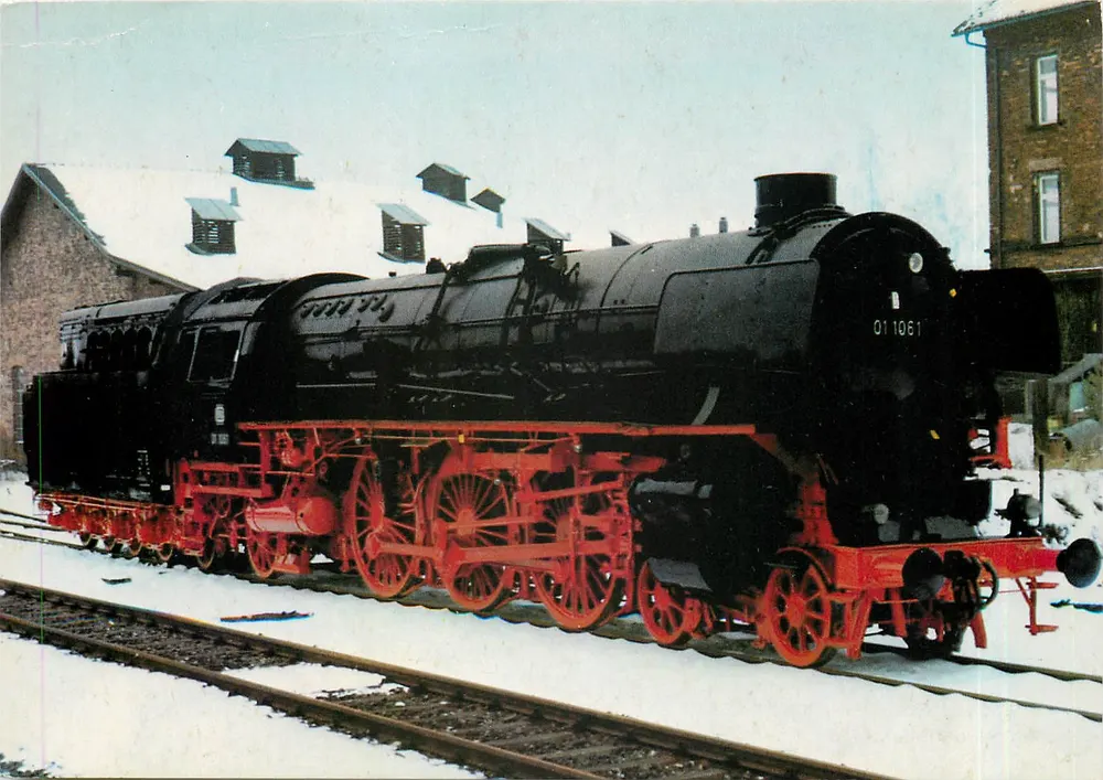 Steam Locomotive 011061 — Express Locomotive Berliner-Masch.-Bau AG — German Steam Locomotive Museum Neuenmarkt-Oberfranken - Front