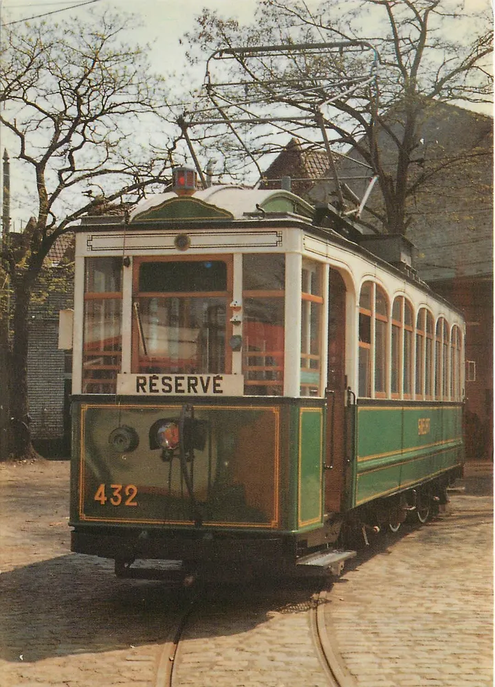 Tramway électrique n°432 — Lille-Roubaix-Tourcoing — Collection AMITRAM - Recto