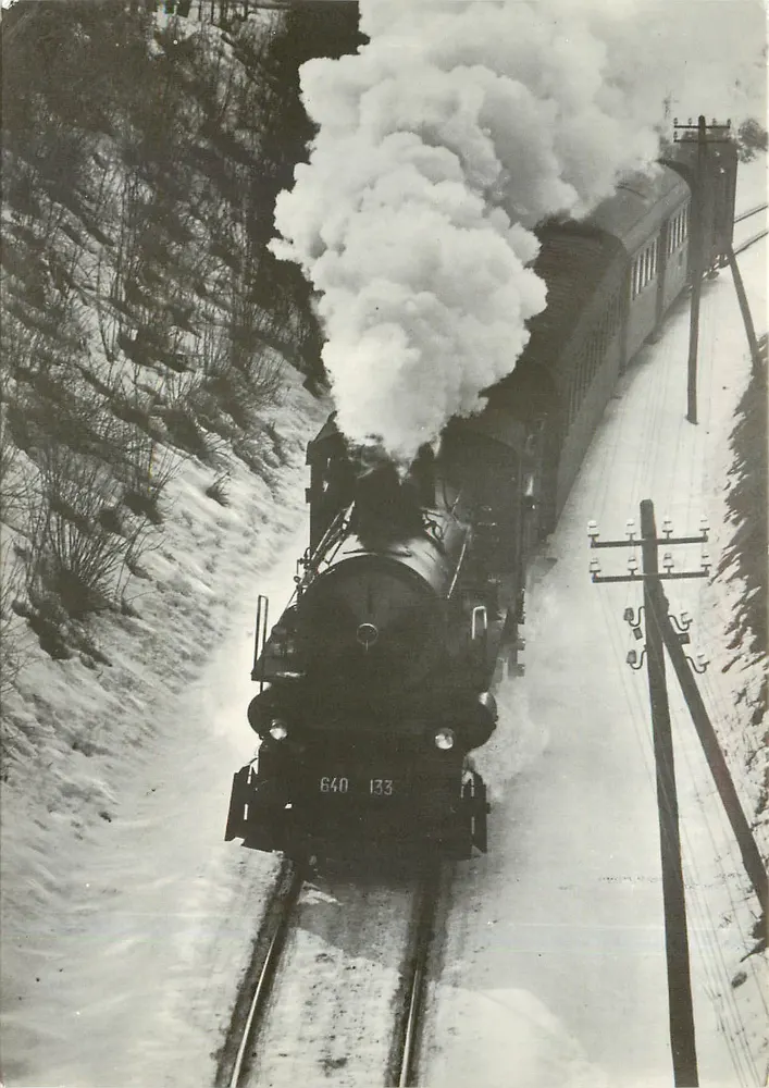 Locomotive à vapeur F.S. Gr. 640-133 — Breda, Milan 1910 — Éd. Ferro, Finale Ligure - Recto