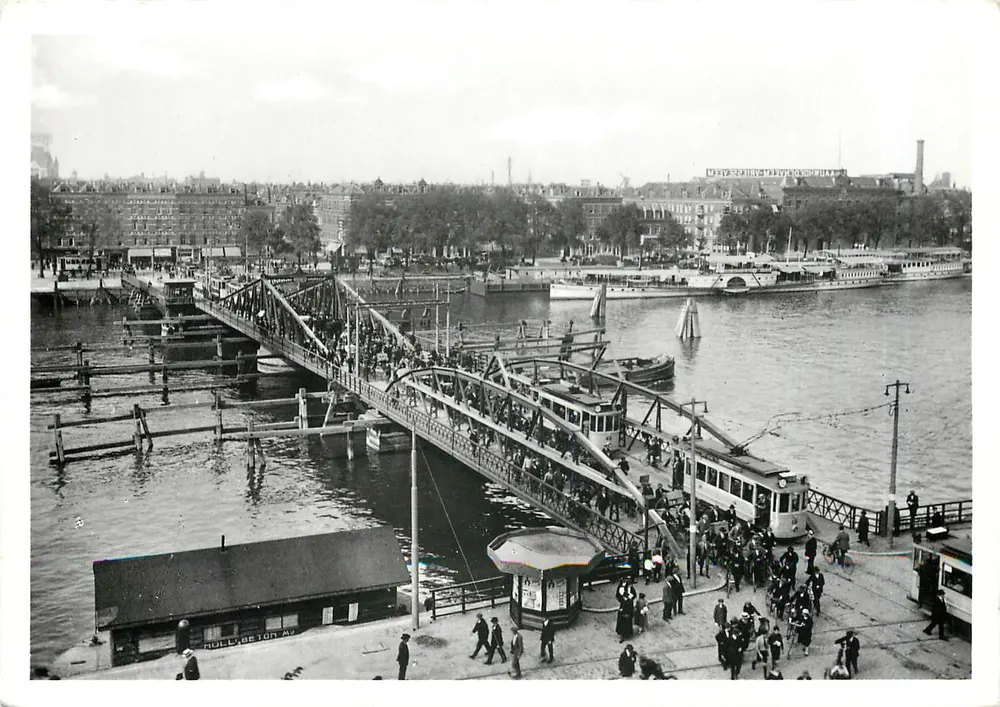 Rotterdam — Oude Koninginnebrug - Vorderseite