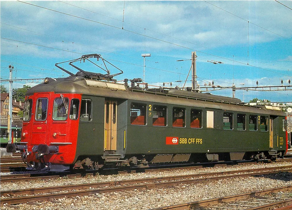 SBB CFF FFS — विद्युत रेल RBé 4/4 1405 — MINIREX AG - आगे