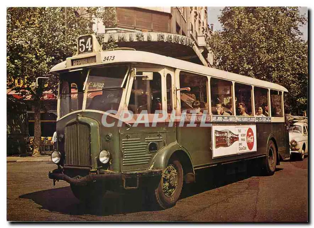 Autobus Renault TN4 H — Paris — Lançamento 1936, Reforma 1971 — Edição ANTUFRS - Frente