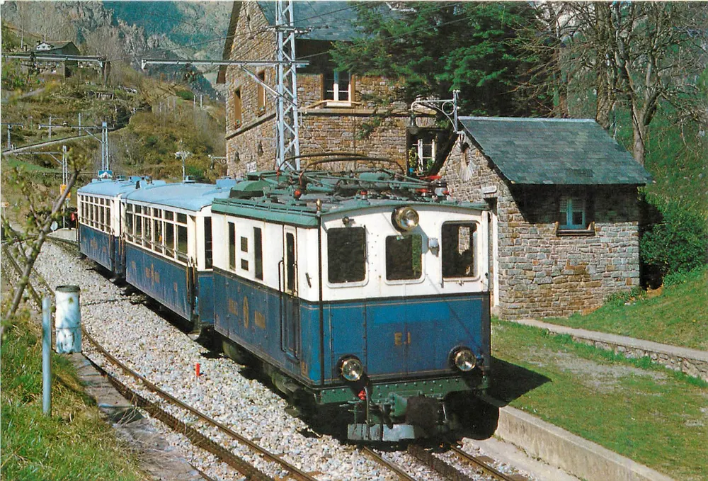 Station Queralbs — bijna in het midden van de lijn — N°39 - Voorkant