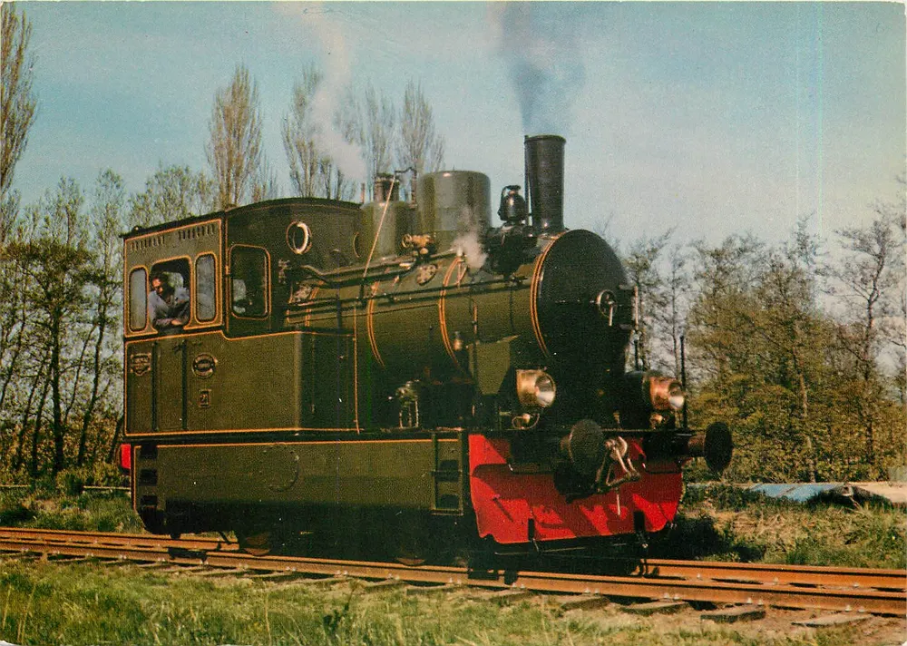Loc. 21 ex Limburgsche Tramweg — lokomotywa parowa — Wydawnictwo Stoomtram Hoorn-Medemblik B.V. - Awers