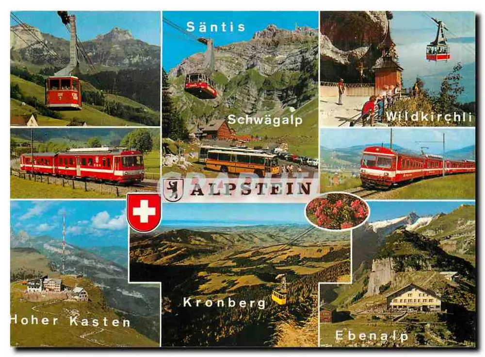 Alpstein — paysages et transports — ALPSTEIN - Recto
