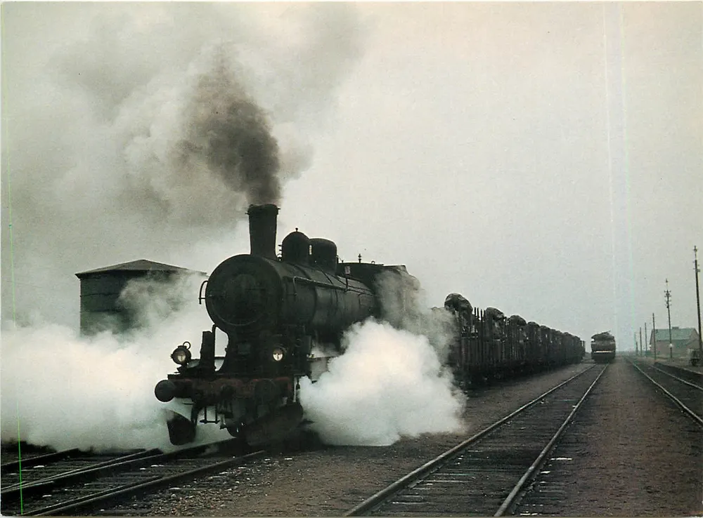 Stoomtrein E 1042 — mf ÖSTRA SKÅNES JÄRNVÄGAR — Kristianstad, serie V 46 - Voorkant