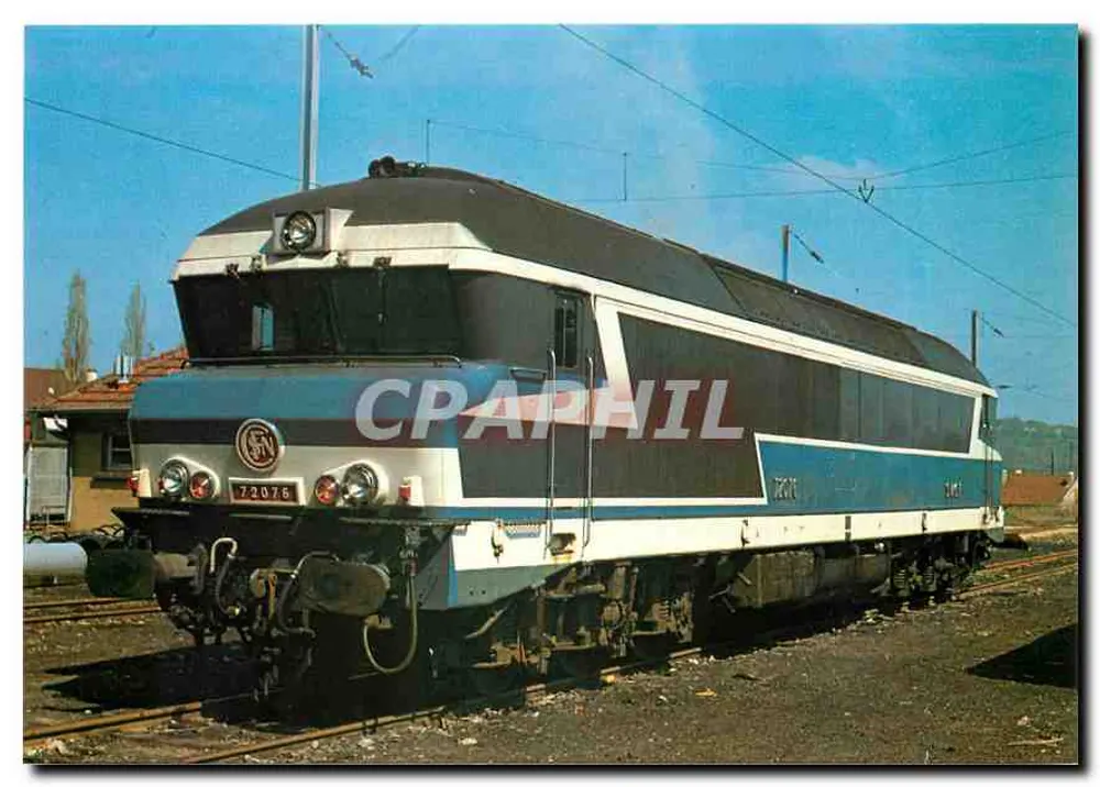 CC 72076 — elektrische Lokomotive — Éditions du Cabri, M.48 - Vorderseite