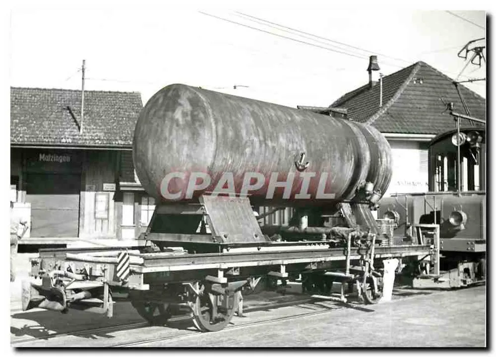 Matzingen — Dampftrambahn mit Tank — Foto H. Waldburger - Vorderseite