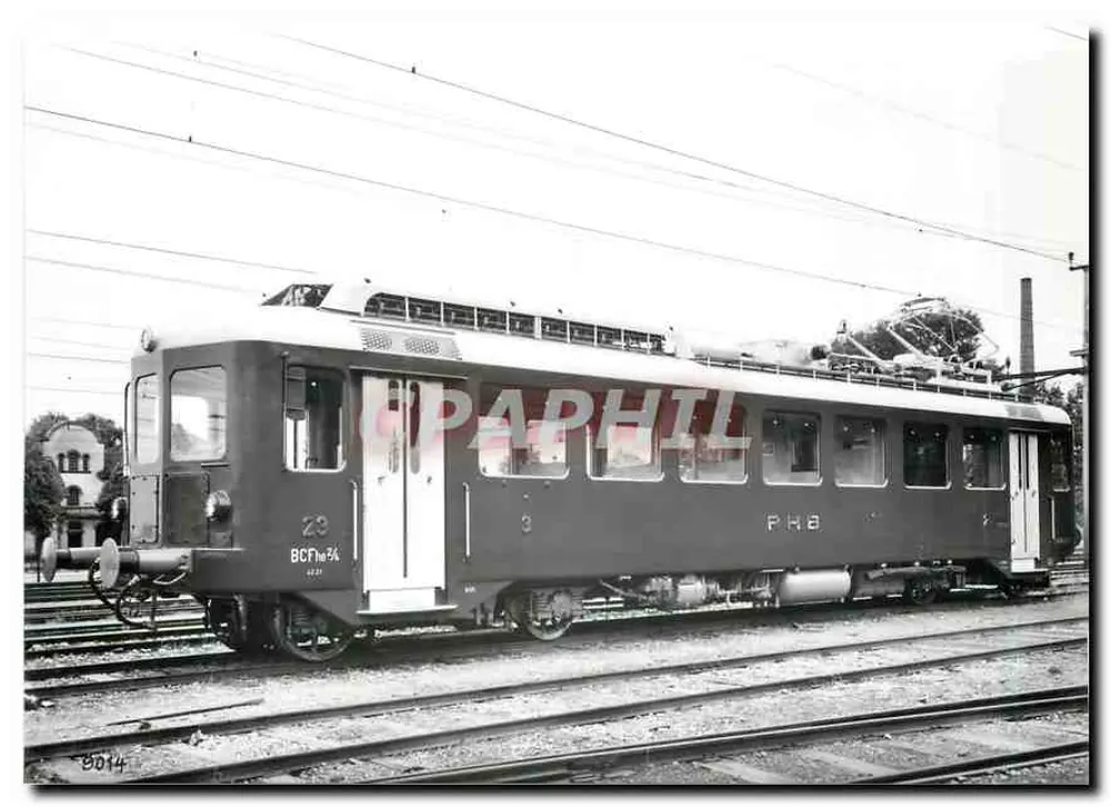 Rorschach – Heiden Bergbahn — Personal Carriage No. 23 (1953) — Verlag Egon Minikus, Gossau - Front