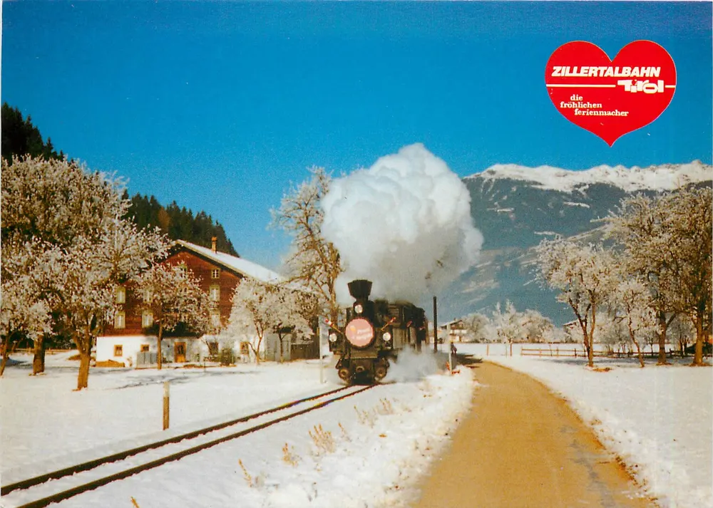 Zillertalbahn — la Zillertalbahn — Verlag Troler Kunstverlag Chizzalu - Vorderseite