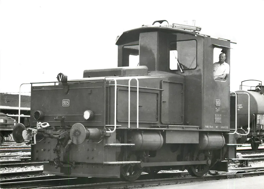 Trattore diesel Tm III 905 — SBB — N. 116 - Recto