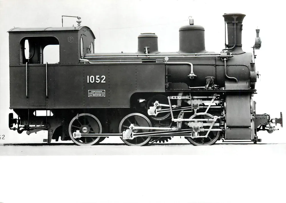 Dampflokomotive der Brünig-Bergbahn — SBB/CFF — Nr. 1052 — SBB/CFF-Ausgabe - Vorderseite