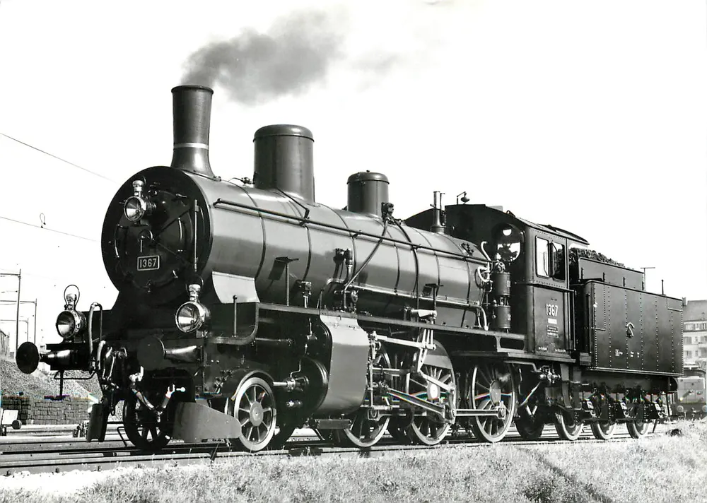Locomotiva a vapor SBB-CFF — B 3/4 1301-1369 — SBB/CFF - Frente