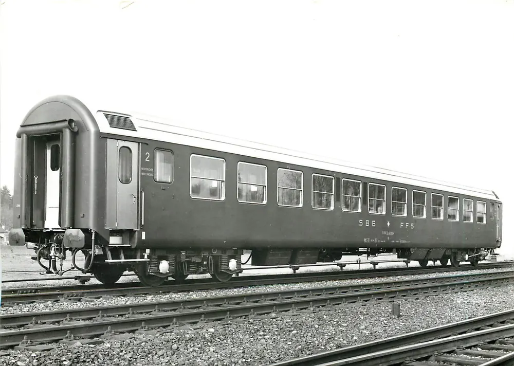 Wagons SBB FFS — SBB CFF — SBB/CFF — Serie 51 85 22 — 1966-1968 - Vorderseite