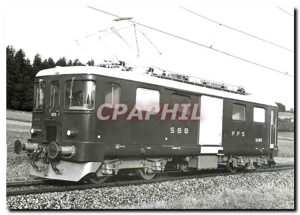 4/4 1670 - SBB/CFF - विद्युत लोकोमोटिव - फोटो SBB/CFF संख्या 60 - आगे