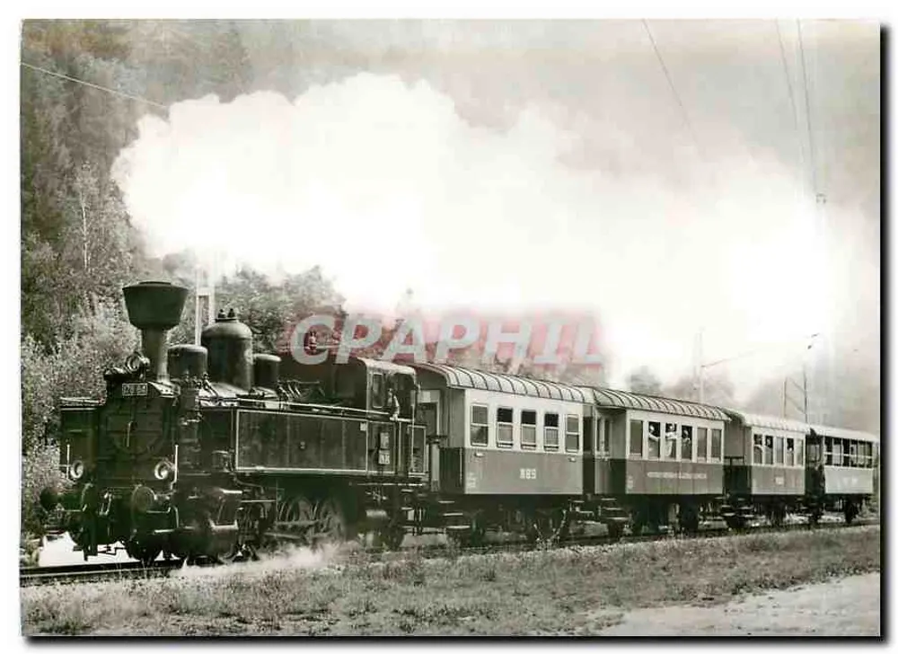 Dampflokomotive 176.84 — historische Zugfahrt bei Larüns — Montafonerbahn AG - Vorderseite