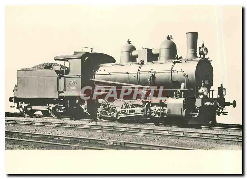 भाप इंजन SBB-CFF D 4/4 4005 — श्रृंखला GB 141-145 — 1901 - आगे