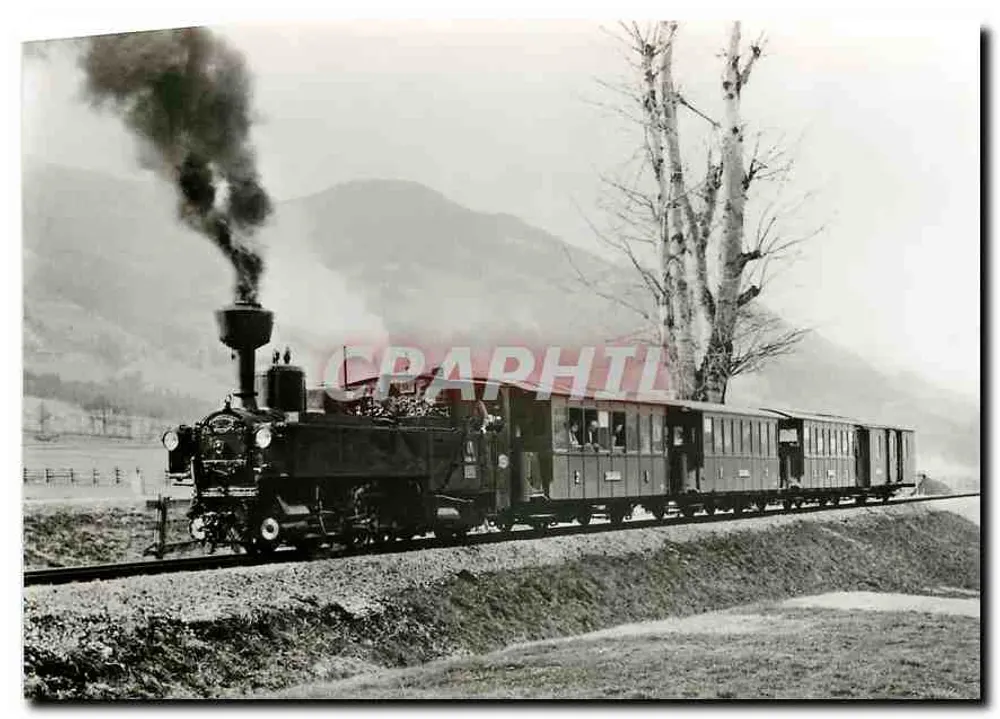 Dampfzug in den Bergen — Zillertal, Alpen — Verlag: Deutsche Gesellschaft für Eisenbahngeschichte e.V. - Vorderseite