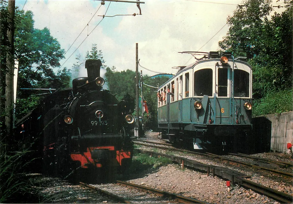 Touristbahn Blonay-Chamby — Region Montreux/Vevey, Schweiz — Éditions du Cabri-Quartier Verpierre - Vorderseite