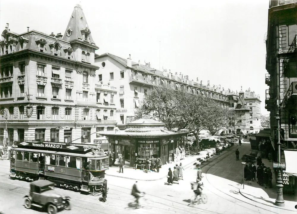 Genf, rue du Marché — Molard-Station — Verlag BVA, n° 177.9 CGTE - Vorderseite