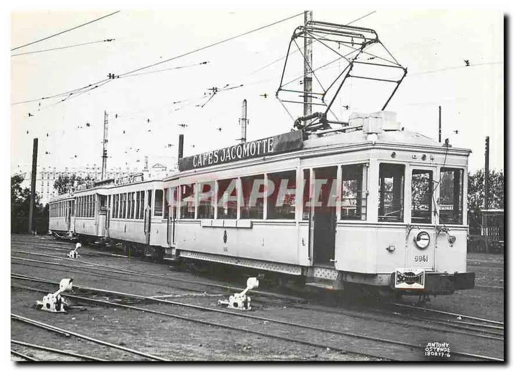 Tramway em Antony Oostende — Motrice série 9940 a 9948 — Edição a.s.b.l. - Frente
