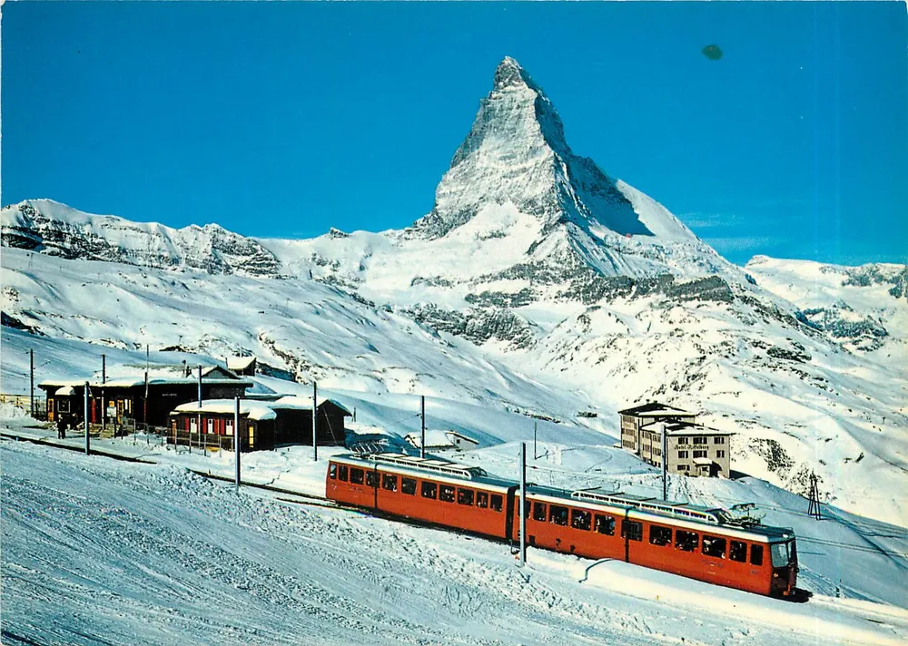 Vista do Riffelberg em Zermatt — Mont Cervin (Matterhorn) — Foto Klopfenstein - Frente