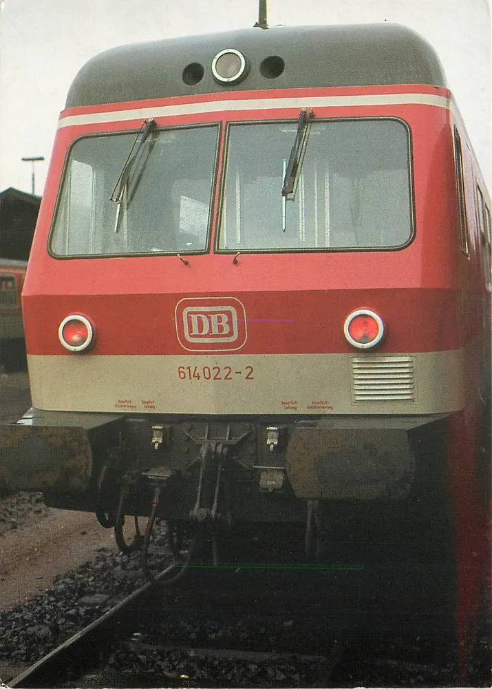 Tren eléctrico DB 614 022-2 — Supersneltren de las Ferrocarriles Alemanas - Anverso