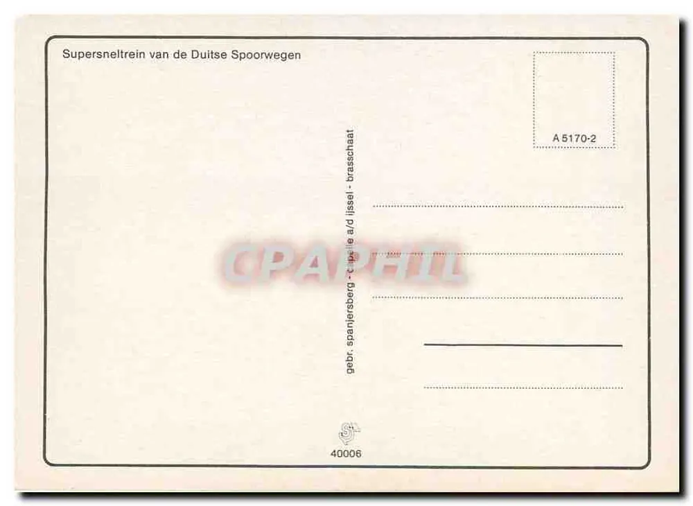 Tren eléctrico DB 614 022-2 — Supersneltren de las Ferrocarriles Alemanas - Reverso