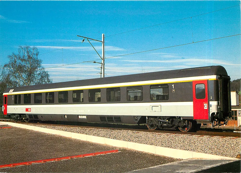 Zug SBB CFF FFS — Erste Klasse — Minitex AG, CH-6002 Luzern - Vorderseite