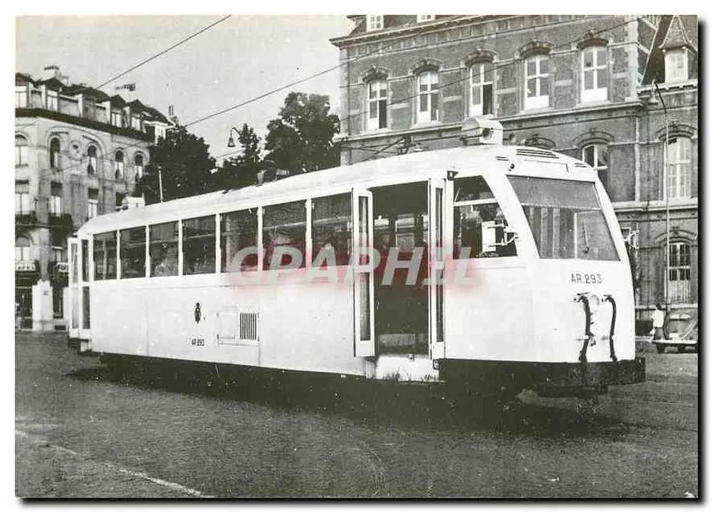 Tramway mit Bogies 293 — Serie 292-296, Place Dailly, Brüssel — Verlag AMUTRA, Nr. D-005 - Vorderseite