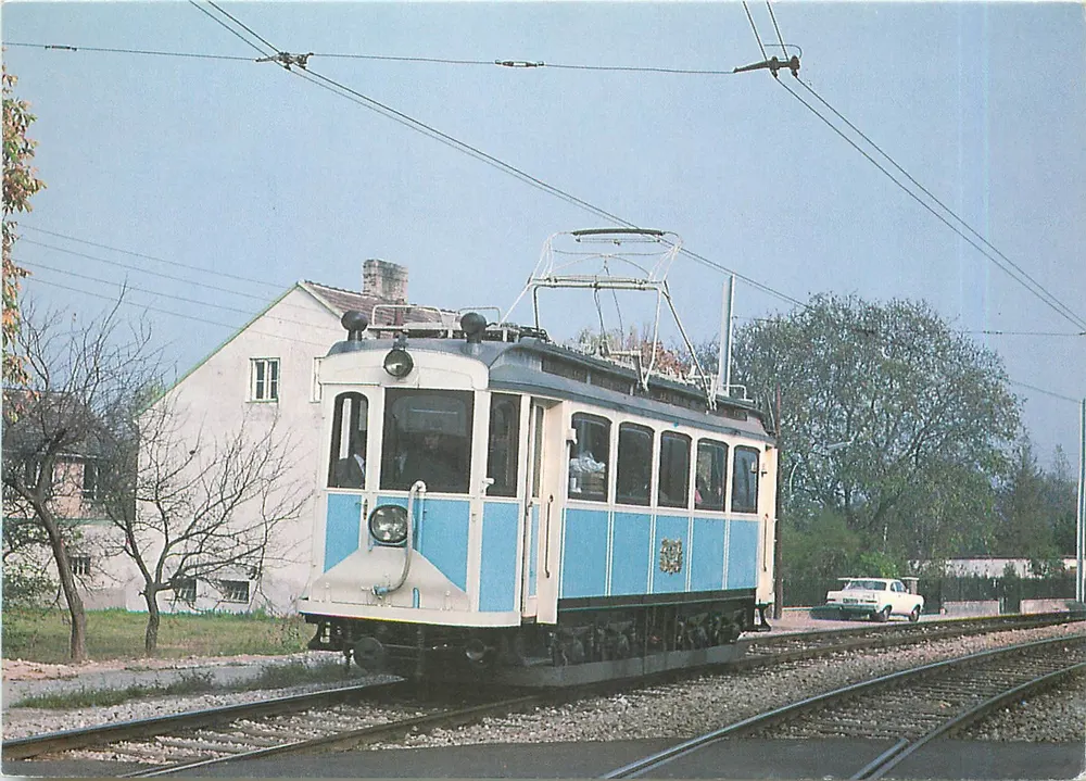 Wiener Tramway — Tramway der Badner Bahn — AG der Wiener Lokalbahnen - Vorderseite