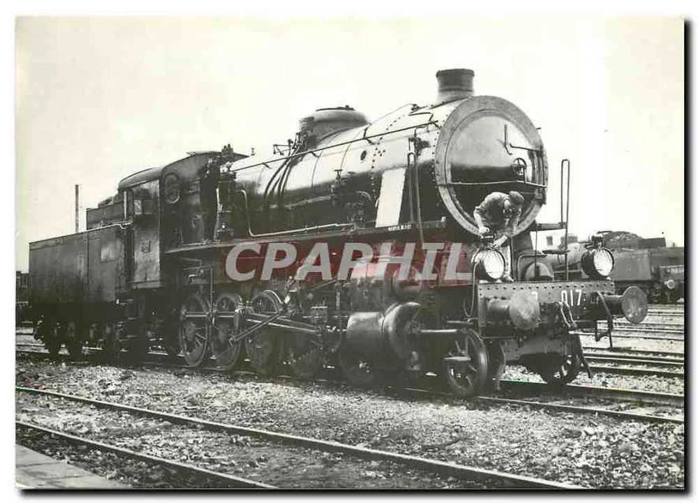 Locomotive à vapeur F.S. Gr. 480-017 — Milan 1922 — Éd. Ferro, Via U. Bassi 3, Finale Ligure (SV) - Recto