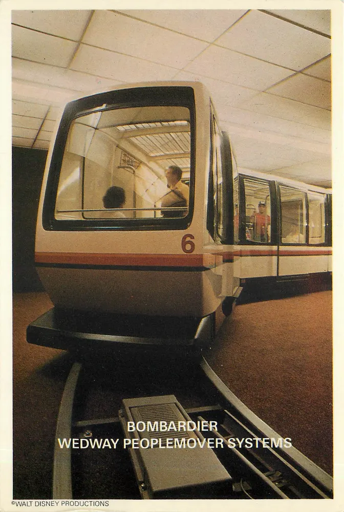 Monorail van Walt Disney Productions — Bombardier WEDWAY PeopleMover Systems — n°6 - Voorkant