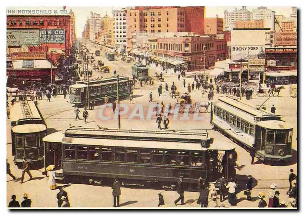 San Francisco, California — tramway loop at Ferry Building — Verlag Old Trolley Publications, Inc. - Vorderseite