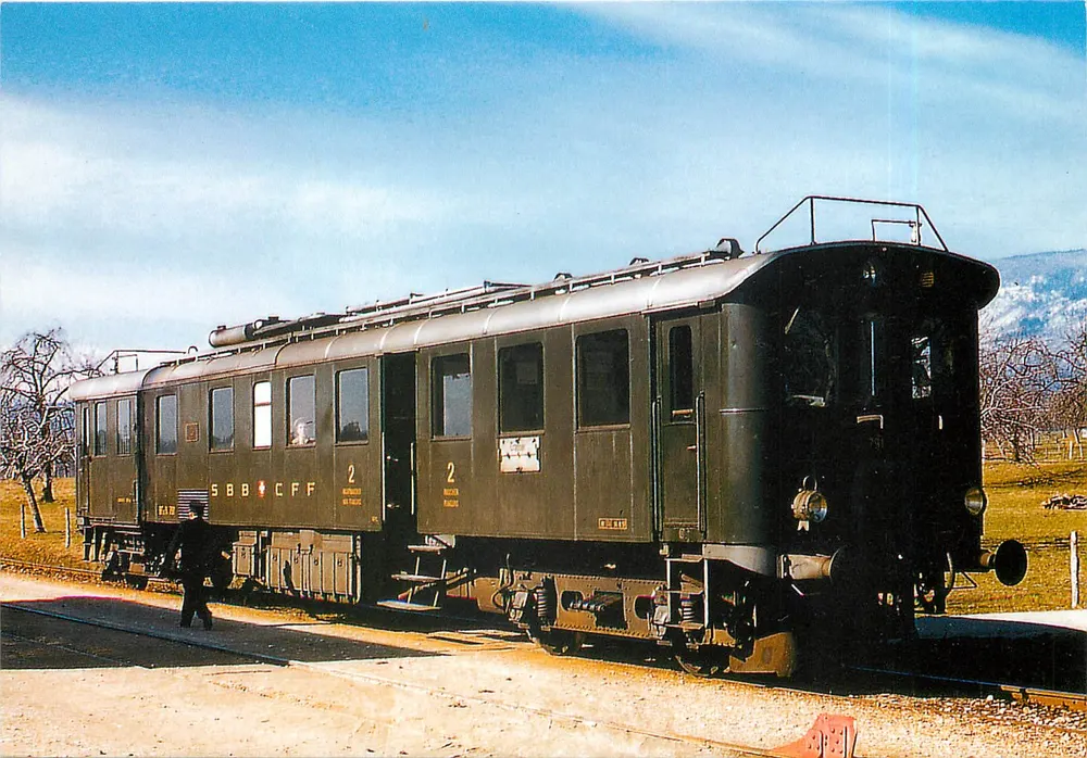 डीज़ल ऑटोमोट्रिस बीएफएम 2/4 791 — पुरानी लाइन नियॉन, क्रासियर, डिवॉन-लेस-बैंस — एडिशन्स डू कैब्री, नियॉन - आगे