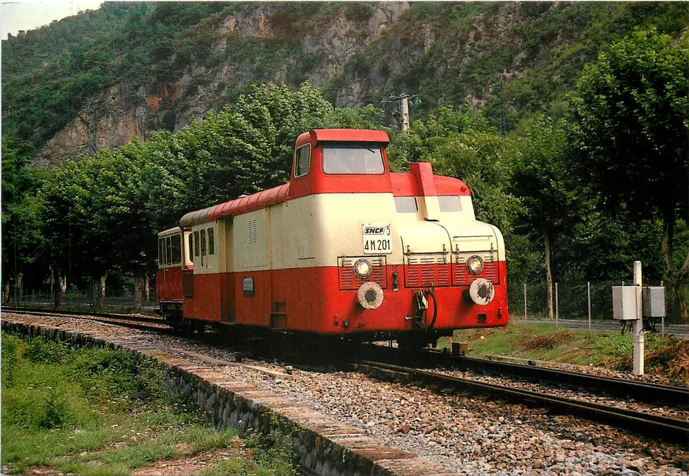 Draisine SNCF 4M201 — Breil-sur-Roya — Éditions du Cabri - Frente