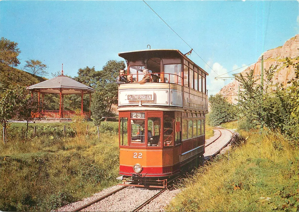 Rutherglen — Tramway Museum, Crich — Arthur Dixon - Recto